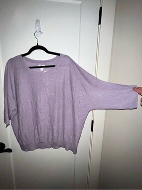 Market & Spruce Lilac Lightweight Dolman Top Petite XXL - NWT